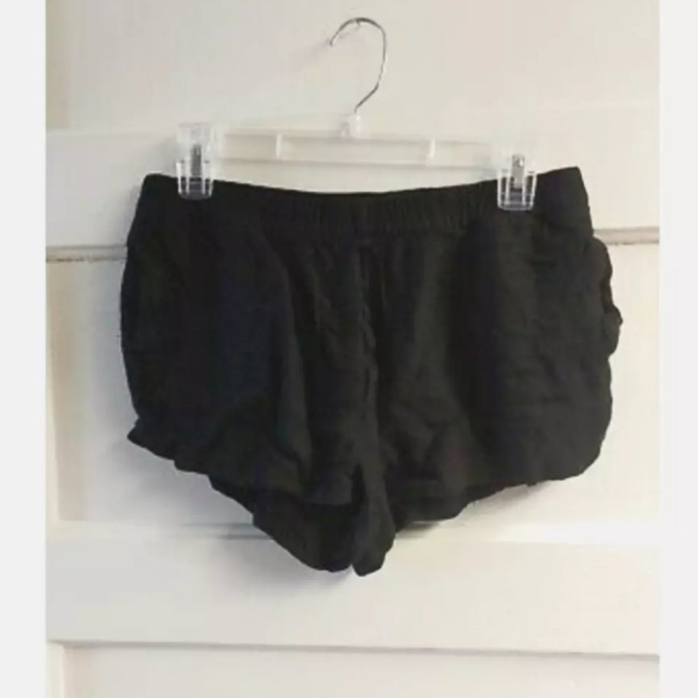 Black juniors shorts